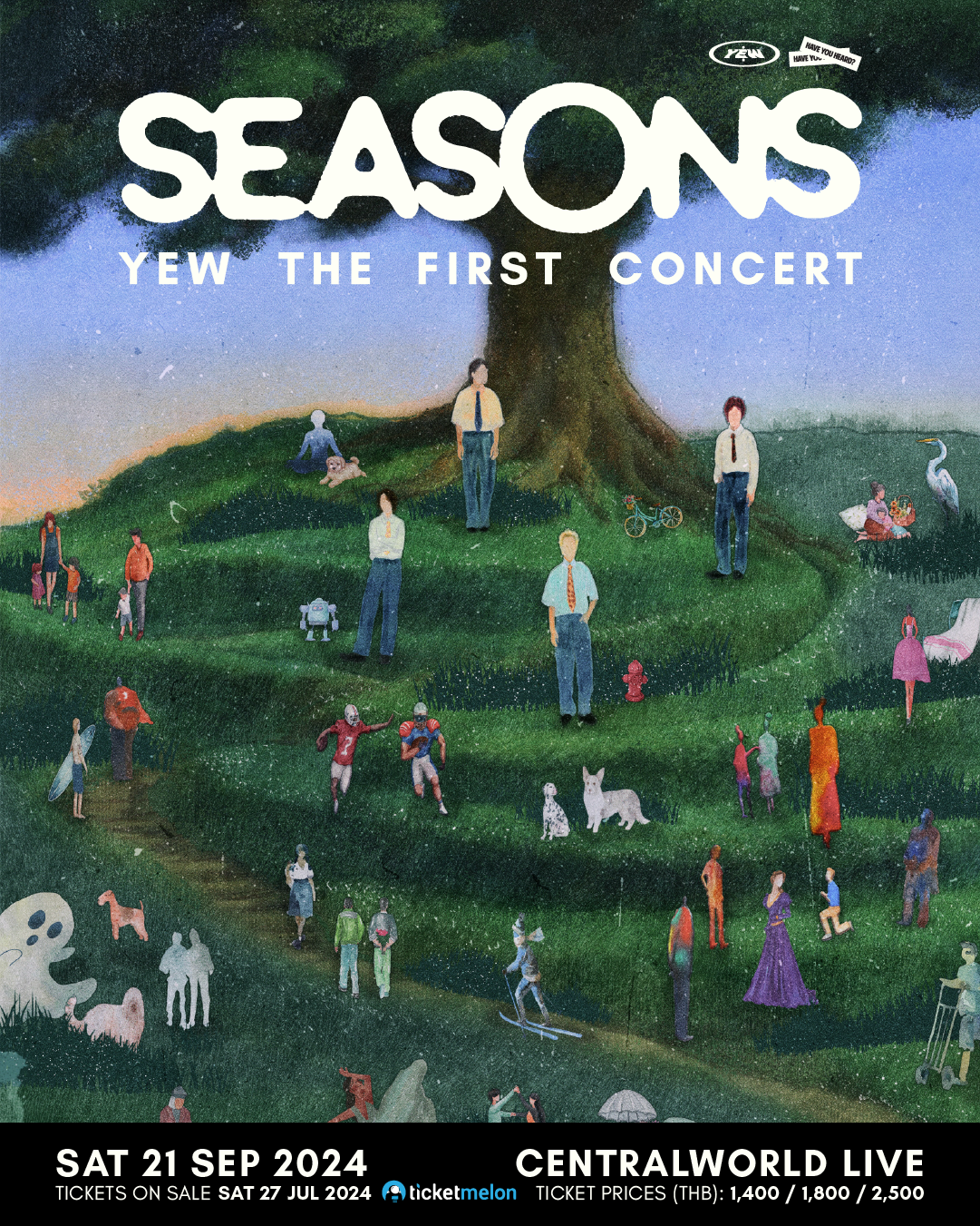 YEW ชวนมาฉลองฤดูกาลที่ผ่านพ้นไป ในคอนเสิร์ตใหญ่ครั้งแรก