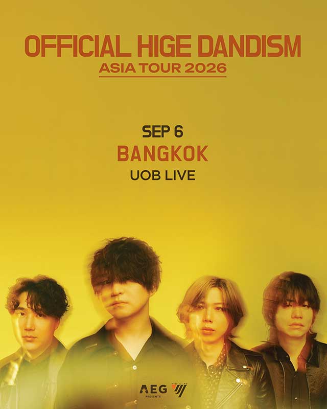 คอนเสิร์ต Higedan ที่ไทย