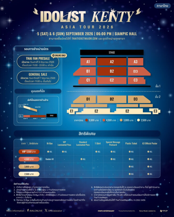 “IDOL1ST KENTY” ASIA TOUR 2026 in BANGKOK